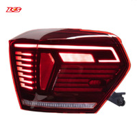 Nouveaux feux arrière LED LKS pour Polo 19-24, avec animation dynamique des clignotants, feux stop, marche arrière, accessoires, 5000 lumens, 6000K