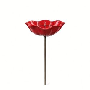 Décoration de jardin en fer forgé faite à la main en forme de fleur, abri pour pollinisateurs, attrape-colibris et papillons, pour cour et patio extérieur - Product Image 6