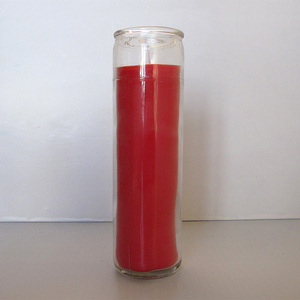 Vela <span class=keywords><strong>de</strong></span> Cera Natural <span class=keywords><strong>Virgen</strong></span> al por Mayor, Vela Espiritual <span class=keywords><strong>de</strong></span> Vidrio <span class=keywords><strong>de</strong></span> 7 Días, 8 Pulgadas <span class=keywords><strong>de</strong></span> Alto - Product Image 6