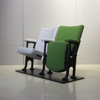 Silla de estilo americano para uso en el auditorio, plegable, para uso en Iglesia, Teatro