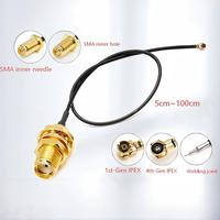 Câble de Rallonge d'Antenne WIFI RF1.37 Coaxial Étanche S-MA vers RP-SMA Femelle vers UFL
