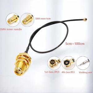 Câble <span class=keywords><strong>RF1</strong></span>.37 étanche S-MA RP-SMA femelle vers IP1 <span class=keywords><strong>RF1</strong></span> femelle, pigtail RG1.37 S-MA vers Ufl, rallonge d'antenne Wi-Fi - Product Image 6