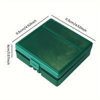 Tactique Extérieur MTM 9mm 100rds Portable Boîte PP Boîte De Rangement Mallette De Rangement Bullet Box Organisateur