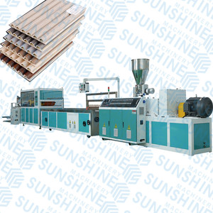 Máy sản xuất tấm tường Louver PVC <span class=keywords><strong>WPC</strong></span>, dây chuyền sản xuất máy ép đùn, thiết bị nhà máy sản xuất, máy chế tạo - Product Image 4