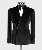 Costume de mariage noir sur mesure pour homme, smoking de luxe pour le marié, smoking de bal, smoking pour le témoin, smoking pour la fête de mariage