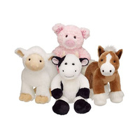 CPC de la CE directement de l'usine OEM ODM Funny Baby Farm Friends Bowling Soft Plush Kids Toy