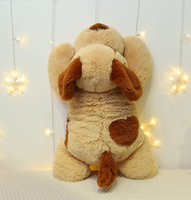Peluche lestée personnalisée pour chien de 26 pouces avec rembourrage en coton PP pour soulager l'anxiété et le stress, certifiée EN71, marque CREATIVETOYS, unisexe