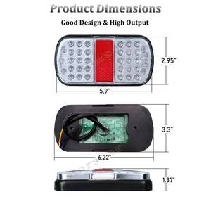 <b>LED</b> <b>Headlights</b> 12V Universal Fit For Trucks Trailers Pickups ATVs Excavators Retrofit Upgrade - Product Image 2
