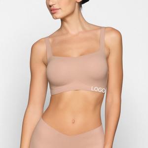 Camisole sans fil confortable personnalisée Bralette femmes réglable respirant sans couture été débardeur <span class=keywords><strong>gilet</strong></span> dos boucles soutien-gorge - Product Image 3