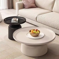 Ensemble de tables basses en acier carbone de style nordique, écologiques, modernes et minimalistes pour le salon, meubles de maison