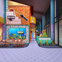 Equipo de Parque de Diversiones Interior para Niños, Piscina de Pelotas Personalizada, Toboganes, Casa de Juegos y Zonas de Juego Interactivas