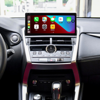 Autoradio Android QLED 10,25 pouces avec CarPlay sans fil, 4G WiFi, DSP, Plug & Play pour Lexus NX 2018-2019, Navigation GPS