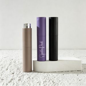 8ml <b>10ml</b> Aluminum Glass Refillable <b>Bottles</b> Customized logo Scent Pump Case Atomizer Perfume <b>Bottle</b> for Traveling - Product Image 3