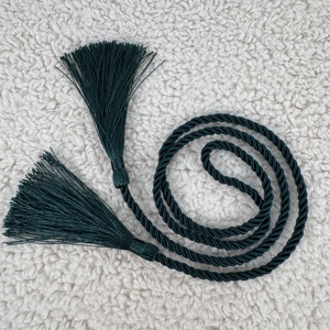 Grossiste en pompons à double tête en polyester, pompons suspendus, longs pompons, cordon de ceinture, boîte cadeau, cordon décoratif - Product Image 1
