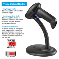 Escáner de código de barras USB con cable inalámbrico de mano serie L NETUM 1D 2D QR de alta velocidad para inventario de almacén de supermercado