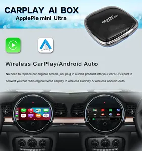 Navlynx ApplePie mini Ultra CarPlay AI Box Android 13 14 Adaptador automático sem fio 4G 64G LTE GPS WIFI Mazda Toyota Honda Nissan KIA