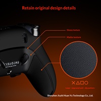Façade personnalisée à motif scénique pour manette PS5 Edge Elite, kit de réparation et de remplacement de coque arrière DIY