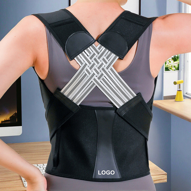 Adjustable Shoulder Belt Support Adjustable Back Straightener Posture Brace Corset Back Posture Corrector