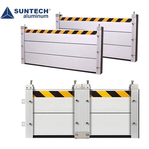 Système de barrière anti-inondation industrielle robuste en <span class=keywords><strong>aluminium</strong></span> de grade T5, murs de défense anti-inondation amovibles pour l'extérieur - Product Image 1