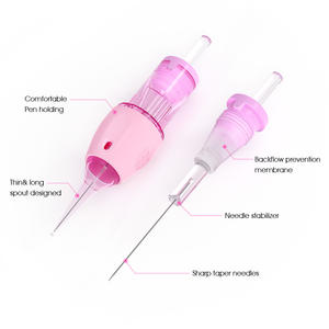 バイオメーザー最新のタトゥーカートリッジニードルユニバーサルパーマネントメイクアップニードルカートリッジインクバックフローバイオメーザーカートリッジニードル - Product Image 4