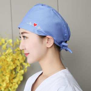 Cappello Regolabile Unisex Traspirante in Tessuto Dobby 100% Cotone per Rilevazione con Ago, Uso Ospedaliero, Medico, Infermiera, Ostetrica, Chirurgico - Product Image 1