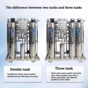 Sistema de Filtração de Água por Osmose Reversa de Alta Qualidade PLC 500L/Hora Purificador de Água Pura Planta de Tratamento de Água 1 Ano - Product Image 6