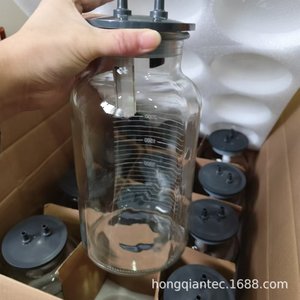 Dispositif d'aspiration électrique réutilisable de 2500 ml, en verre, réservoir à pression négative, bouteille de drainage - Product Image 5