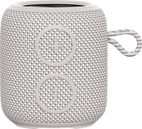 OZZIE Enceinte sans fil 5.4 avec éclairage LED RGB, son puissant 6W, housse en tissu étanche IPX7, mini-enceinte pour ordinateur