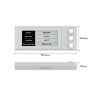 Étiquette électronique MinewTag 2,9 pouces en plastique ABS avec encre électronique, 3 touches rétroéclairées, rafraîchissement rapide, système de picking d'entrepôt, application WMS POS