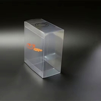Boîte d'emballage en plastique transparente OEM personnalisée, boîte à deux extrémités pliables, idéale pour les cadeaux, les articles de usage quotidien, les cosmétiques et l'emballage alimentaire pour la vente au détail