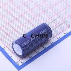 ตัวเก็บประจุอิเล็กโทรไลต์อะลูมิเนียมแบบ Through-Hole รุ่น ERS1JC272M40OT ขนาด D18xL40 มม. 2700uF -5%~+20% 63V 18 มม. - Product Image 2