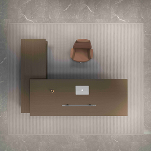 Meubles de bureau pour PDG, bureau de direction en forme de L, bureau d'angle pour directeur, bureau de chef de direction, bureau de gestionnaire - Product Image 3