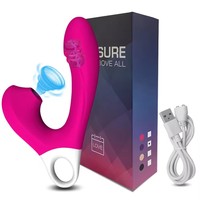 Erotischer Zauberstab-Massager Saugvibrator Realistische Berührung Sexy Weibliches Masturbationsspielzeug Dildo-Vibratoren für Frauen