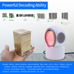 Máy quét mã vạch Máy tính để bàn 1D 2D đa hướng Đầu đọc mã vạch rảnh tay quét nền tảng QR với quét cảm biến tự động - Product Image 5