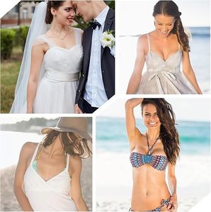 Cache-tétons adhésifs jetables en satin invisible en forme de pétale pour robe de soirée femme - Product Image 6