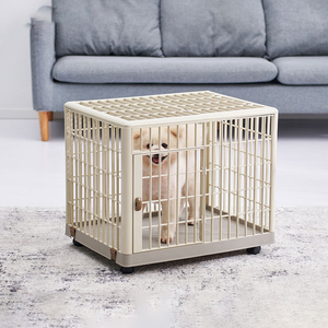 New Pet <strong>Houses</strong> <strong>Dogs</strong> Cat <strong>Indoor</strong> Luxury Kennels High Quality Plastic Removable Wheel <strong>Dog</strong> Cages Villa - Product Image 2