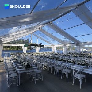 Carpa Transparente para Bodas, Elegante Carpa Impermeable <span class=keywords><strong>de</strong></span> Alta Calidad para Matrimonios, Carpa para Eventos con Estructura <span class=keywords><strong>de</strong></span> Aluminio y PVC para Celebraciones al Aire Libre - Product Image 1