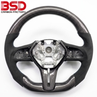 Volant en fibre de carbone forgé adapté aux Infiniti Q50 Q60 2013-2022, personnalisation du moyeu de volant sport en cuir de haute qualité