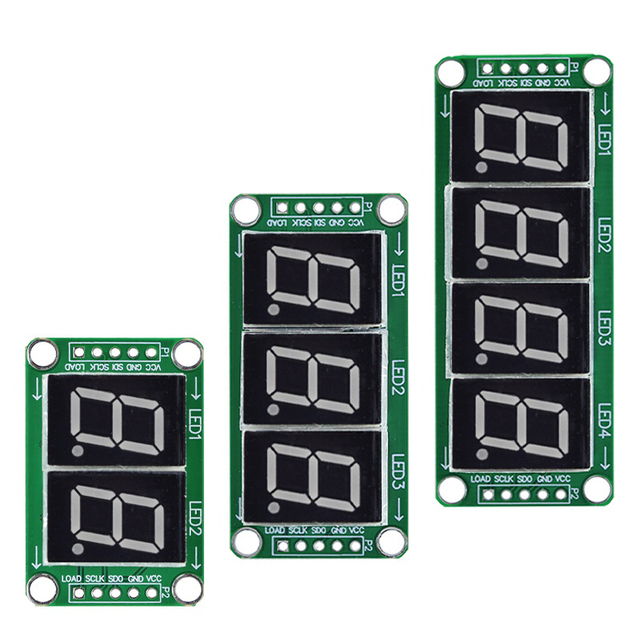 TZT Static Drive 2 3 4 Segment Digital Tube LED Display Module 2 Digital 74HC595 Tube 100% New original For Arduino