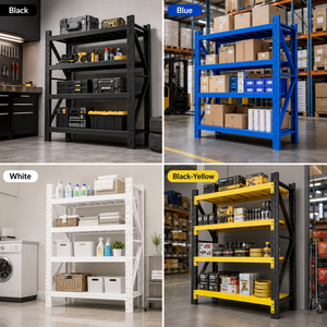 Equipo de Almacenamiento Metálico, Sistema de Estanterías de Acero, Estanterías Industriales, Estanterías Resistentes, Estanterías para Garaje - Product Image 6