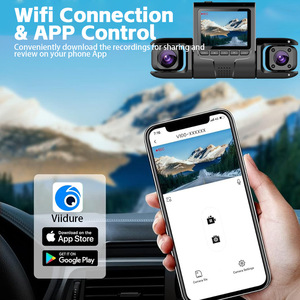 Dash <b>Camera</b> 1080P Triple Recording With Wi-Fi Smartphone Connectivity Wide Angle Night Vision Reversing <b>Camera</b> - Product Image 2