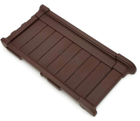 Boîtes de jardin surélevées en plastique brun de haute qualité de 2 pieds par 4 pieds pour la plantation de légumes à fleurs en plein air