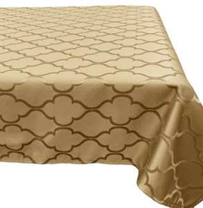 Nappe ronde noire moderne de 120 pouces en tissu imperméable perlé pour la décoration de banquets en plein air à la maison - Product Image 4