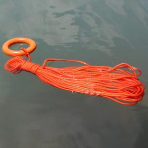 Cuerda <span class=keywords><strong>de</strong></span> Rescate Profesional para Exteriores, Cuerda <span class=keywords><strong>de</strong></span> Salvamento Acuática, Cuerda Flotante Naranja, Cuerda Salvavidas Flotante - Product Image 6