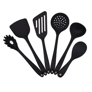 Terlaris 6 buah dalam 1 set peralatan dapur peralatan masak silikon set alat masak untuk dapur