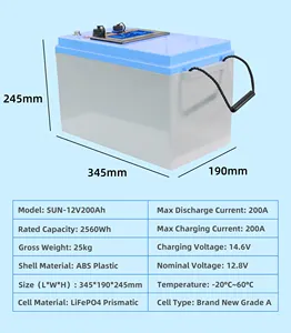 Factory Customization Li Ion 2ah~200ah 3.7v 7.4v 12v 14.8v 26650 26500 21700 14500 18650 Lithium Battery Pack