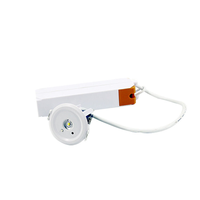 Plafonnier LED encastré avec batterie de secours LiFePO4, éclairage d'urgence 3H, puissance 2W