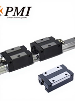 Rail linéaire à roulement PLC Taiwan PMI MSB/MSA25E-N pour CNC, guide linéaire en acier allié - Haute qualité, grande charge permise