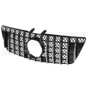 กระจังหน้ารถยนต์สำหรับ Mercedes Benz ML Class W164 X164 GT Grille ปี 2005-2011 รุ่น ML300 ML320 ML350 ML400 ML500 ML430 ไม่มีตราสัญลักษณ์ - Product Image 3
