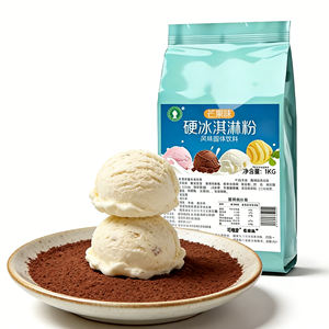 Polvo de helado duro, suave y denso, con sal marina cristalizada, para hamburgueserías gourmet, perfil de sabor único, producto de alta calidad. - Product Image 1